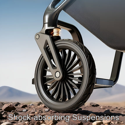 Secure Way Compact Foldable Electric Weather-Resistant Travel Scooter