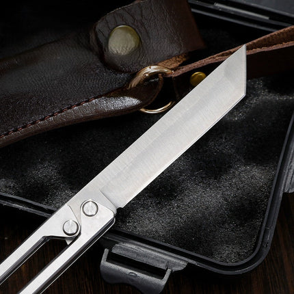 Steel Sharp Foldable Outdoor EDC Knife Tool