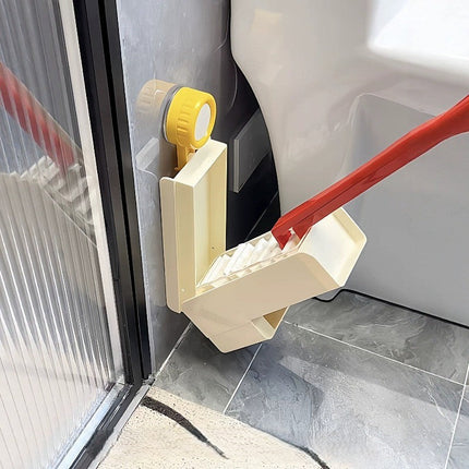 Clean Swipe Wall-Mounted Disposable Toilet Brush