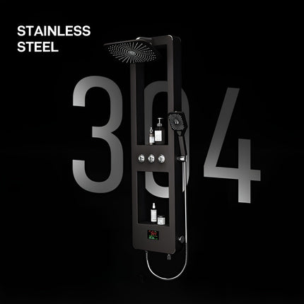 Smart Digital Display Elegant Rainfall Shower Set