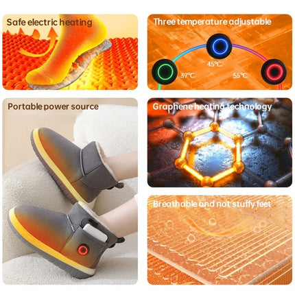 Warm Steps Rechargeable Heated Winter Shoes
