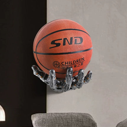 Robotic Hand Basketball Wall-Mounted Rack