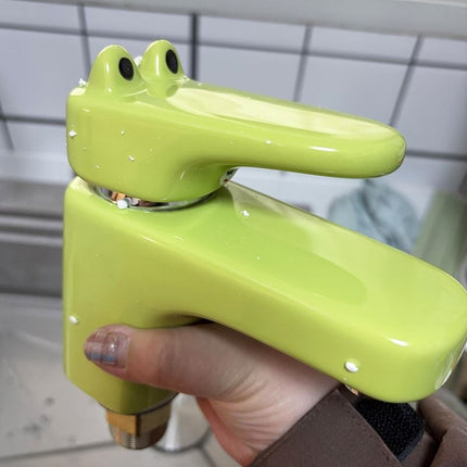 Frog-Shaped Macaron Bathroom Faucet