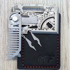 Stainless Steel Kit / Black Cardholder