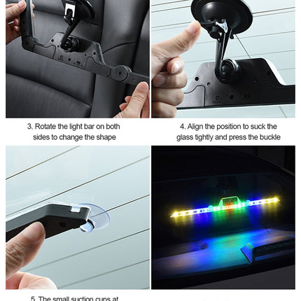Foldable Solar Car Emergency Light