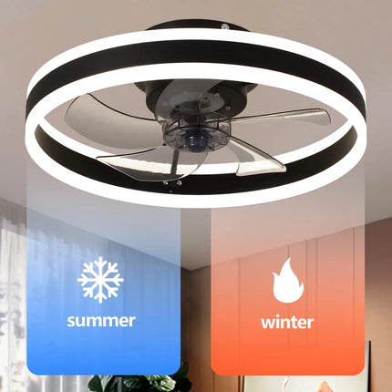 Aura Silent LED Ceiling Fan Lamp