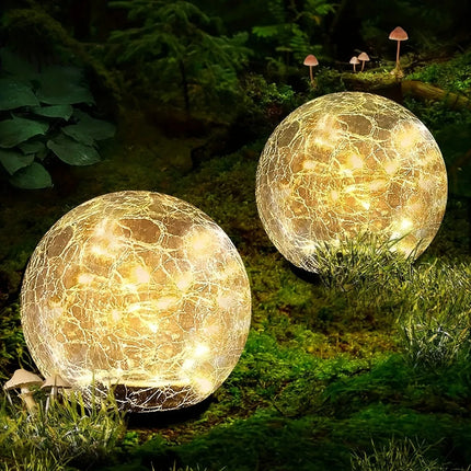 Solar-Powered Glass Ball Magical Garden Light