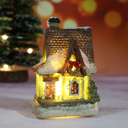Winter Dreams LED Christmas House Figurines