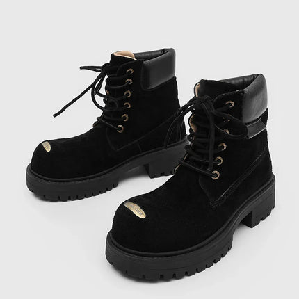 Mossy Green Anti-Slip Combat Boots