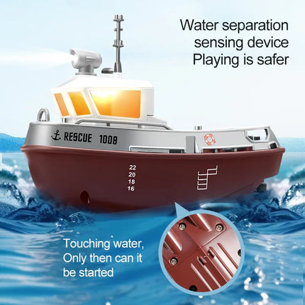 Mini Rescue Dual Motor Electric Toy Ship