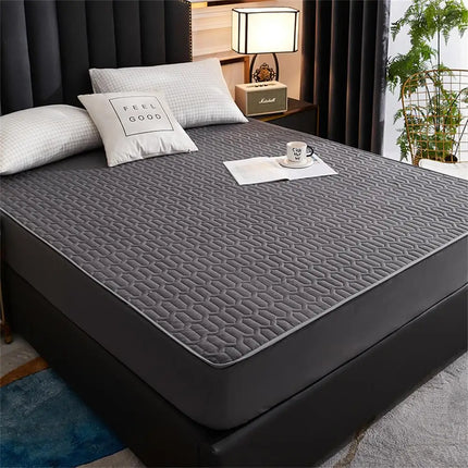 Waterproof Ultra-Soft Fitted Latex Mattress Pad Cover