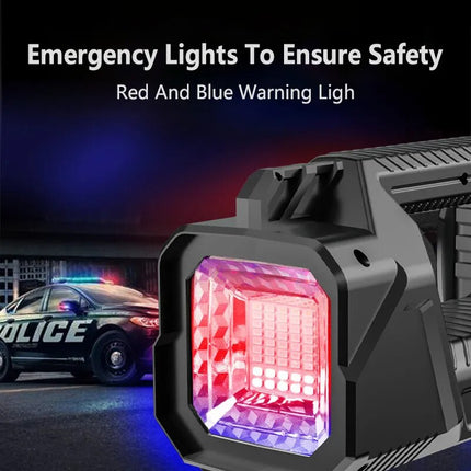 Solar High-Power Multifunctional Flashlight