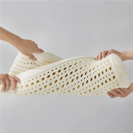 Therapeutic Cotton Cover Natural Latex Pillow
