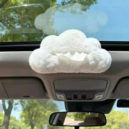 Cloud Shape Hanging Car Tissue Box