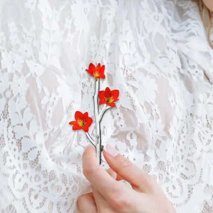 Wear A Flower Branch Pin Brooch