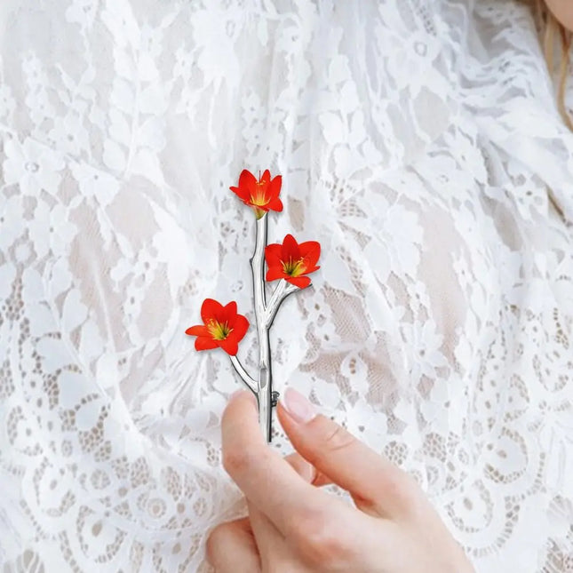 Wear A Flower Branch Pin Brooch