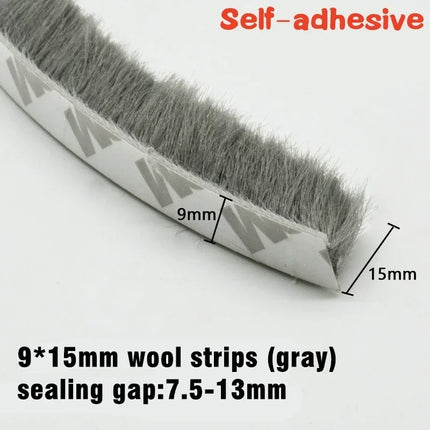 Dustproof Soundproof Brush Seal Strip