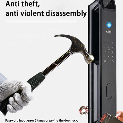 Automatic Secure Face Recognition Smart Fingerprint Door Lock