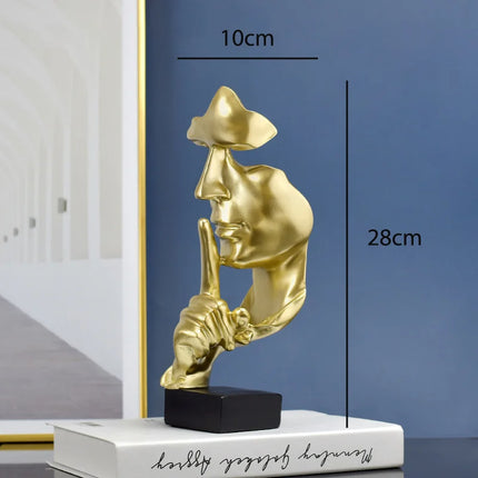 Silent Thinker Abstract Face Home Decor