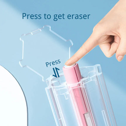 Slim Portable Multifunctional Ruler Pencil Holder