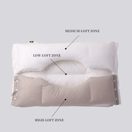 Sleep More Multi-Height Orthopedic Comfort Pillow