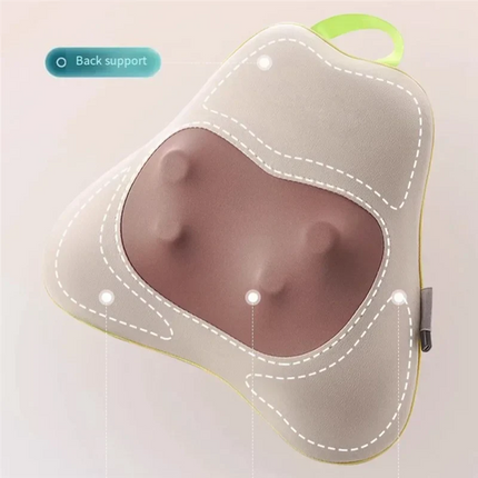 Ergonomic Back Support Heated Vibration Massager