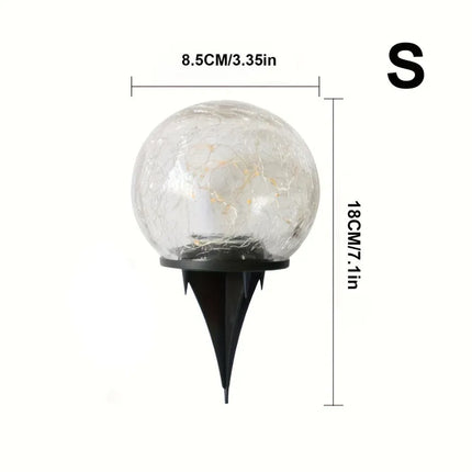 Solar-Powered Glass Ball Magical Garden Light