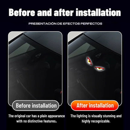 Predator Eye Solar LED Dynamic Car Warning Light