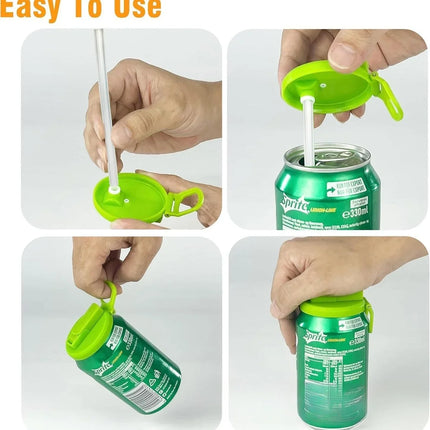 No-Split Travel Reusable Soda Can Lid Cover