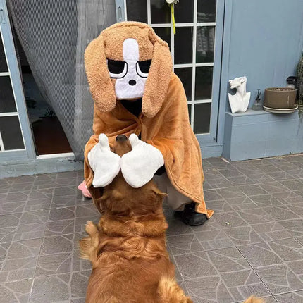 Sleepy Dog Hooded Wearable Blanket
