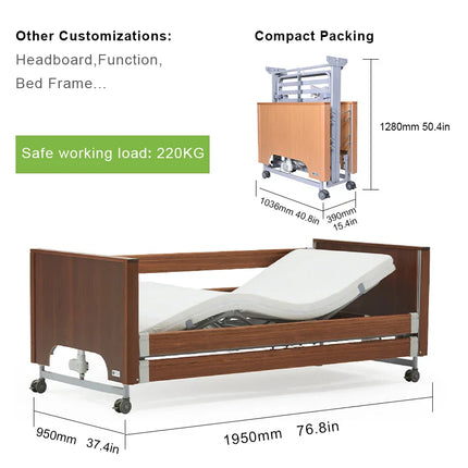 Electric Adjustable Patient Patient Care Bed