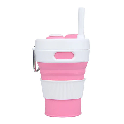 Reusable Portable Sip-and-Go Collapsible Cup
