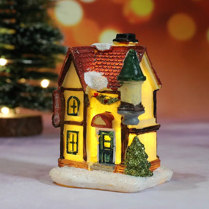 Winter Dreams LED Christmas House Figurines