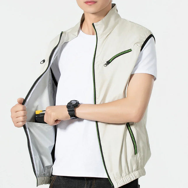 Ultra Breeze Built-In Fan Lightweight Summer Cooling Vest