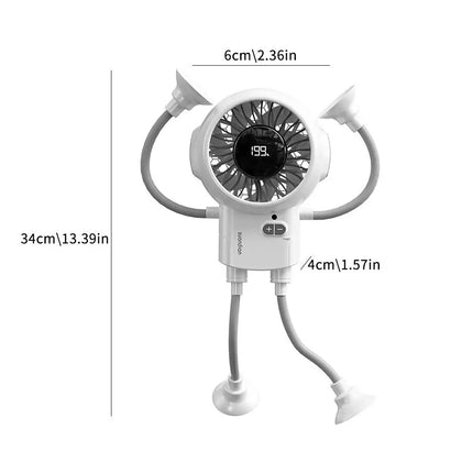 Flexible Arm Adjustable Powerful Cooling Fan
