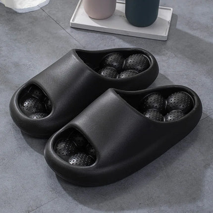 Bubble Arch Thick Sole Massaging Summer Slippers