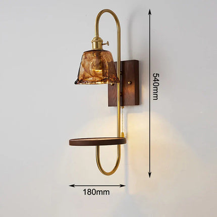 American Vintage Glass Wall Ambient Lamp