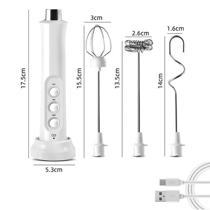3in1 Portable Rechargeable Milk Frother Foam Maker