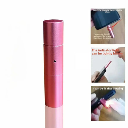 Heat Coil Breath Trigger Windproof Phone Lighter