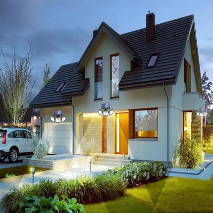 Power Save Motion Activated Outdoor Solar Lamp