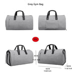 Grey Gym Bag