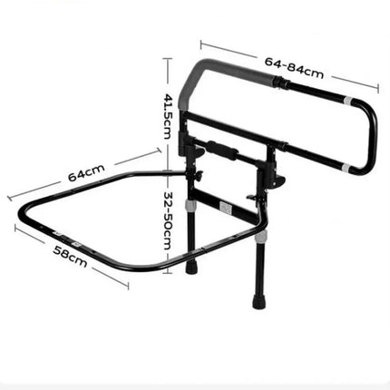 Elderly Stand-Up Adjustable Folding Bedside Support Rail