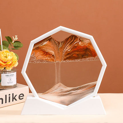 Deep Sea Flowing Hexagon Sand Decor