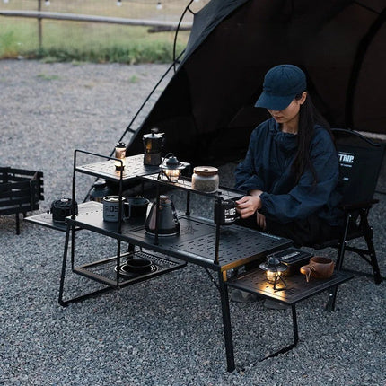 Carbon Steel Folding Multifunctional Easy Camping Table