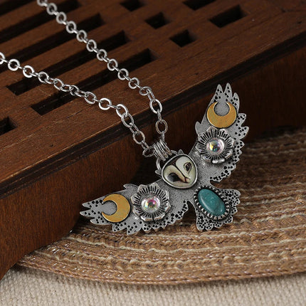 Quiet Watcher Owl Charm Necklace