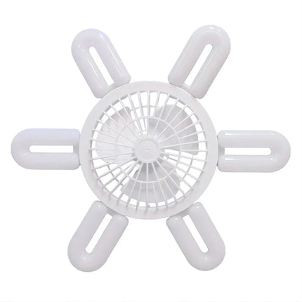 Silent Adjustable Remote Control Ceiling Foldable Fan Lamp
