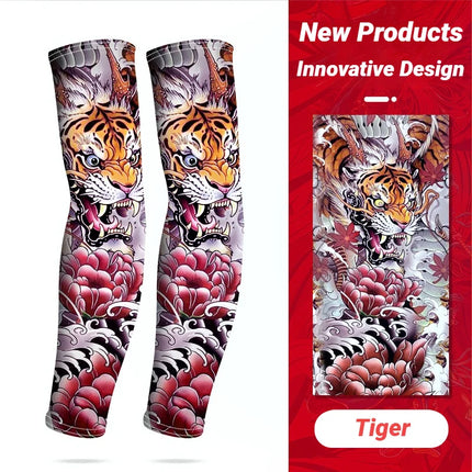 Sun Protection Long Arm Tattoo Sleeves