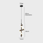 Black-Pendant Lamp / 3 Color Light