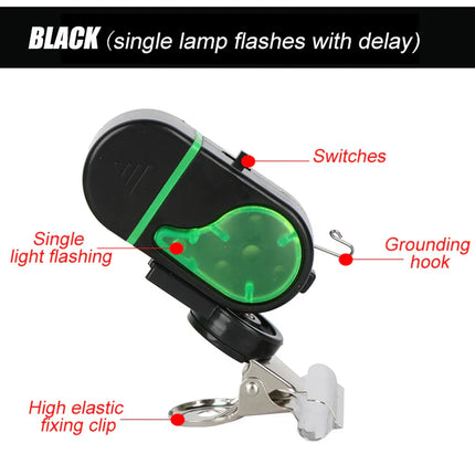 High-Sensitivity LED Night Clip-On Fishing Alarm