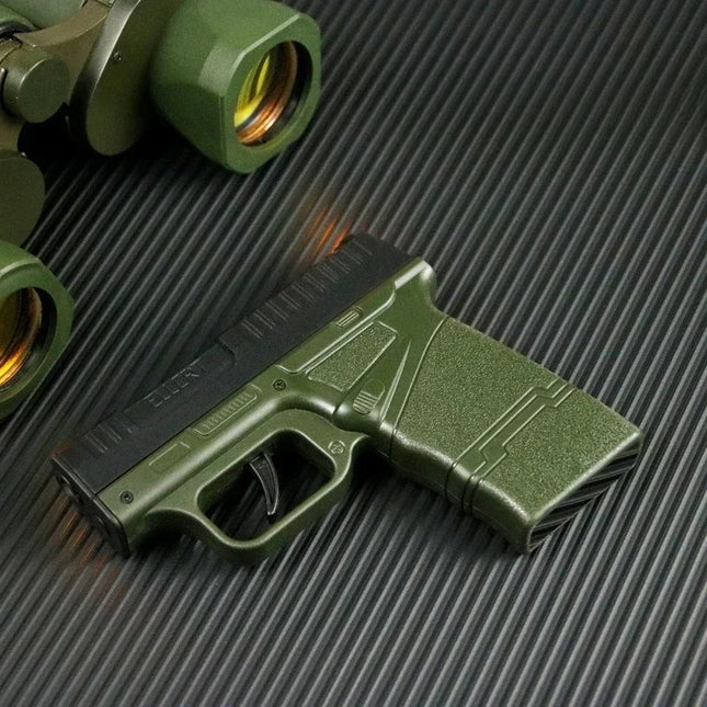 Tactical Gun Shape Jet Flame Hidden Storage Lighter